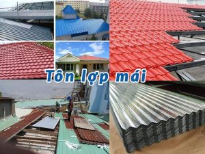 Dịch vụ làm mái tôn Hà Nội - Mái tôn lợp sân đẹp